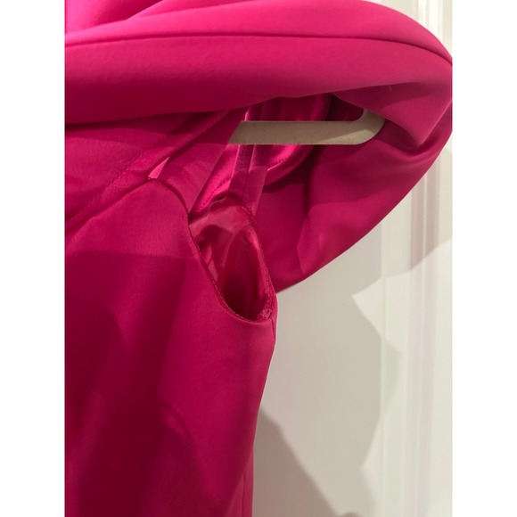 Vintage Victor Costa Gown Pink Formal Prom Bridal Cocktail Dress - Picture 7 of 12